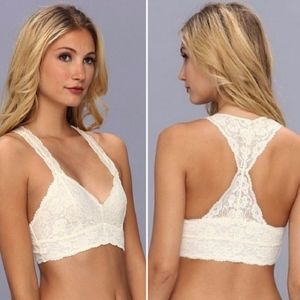 FREE PEOPLE | Cream Racerback Bralette
